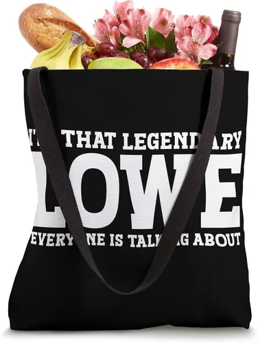 Vista 4 de Lowe Surname Funny Team Family Last Name Lowe Tote Bag