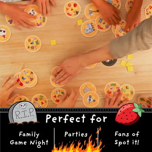 Vista 5 de Exploding Kittens – Anarchy Pancakes, de los creadores de Spot It! – Un juego de coincidencias deliciosamente rápido - 2-6 jugadores, a partir de 7
