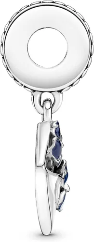 Vista 3 de PANDORA 790787C01 - Abalorio colgante de flor de panadería, Plata de ley, circonita