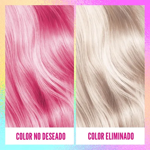 Vista 4 de Kit de Removedor de Tinte de Cabello Punky - Removedor de Tinte para el Cabello, Elimina de Forma Segura el Tinte Semipermanente y Permanente