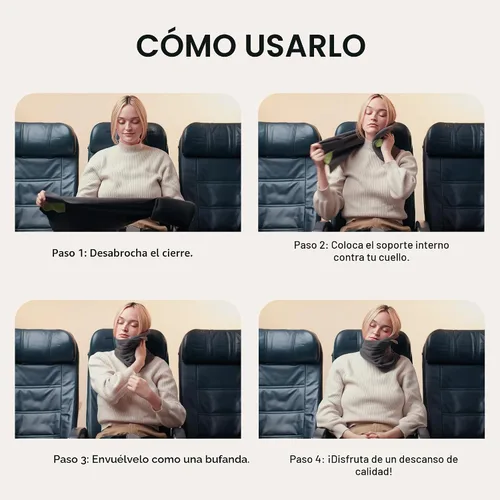Vista 7 de Almohada Trtl probado científicamente super suave cuello apoyo almohada de viaje se puede lavar a máquina