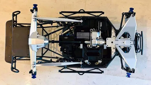 Vista 7 de & VITAVON RC Parts Alu CNC Brazo de arrastre CNC+Enlace de suspensión trasera+Enlace del dedo del pie para Traxxas UDR Unlimited Desert Racer 1:7