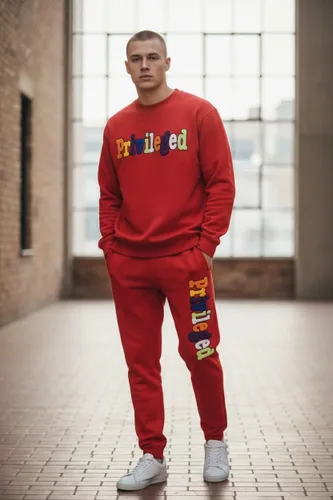 Vista 10 de SCREENSHOT APPLIQUE F11966 Premium Fleece Streetwear Chenille EMB Crew Neck Sweatshirt - Classic Fit