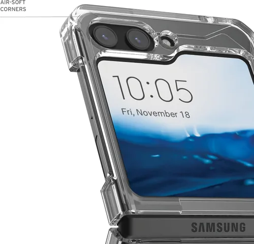 Vista 5 de URBAN ARMOR GEAR [Versión actualizada] Funda UAG para Samsung Galaxy Z Flip 5 2023 Plyo Ice, funda protectora resistente y resistente a caídas