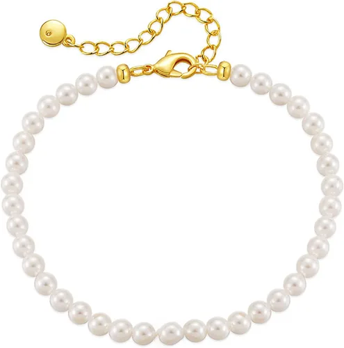 Vista 37 de Delicadas pulseras de oro para mujer, chapado en oro 18, ajustable, mal de ojo, mariposa, cuentas, perla, corazón, turquesa, hecha a mano para mujer