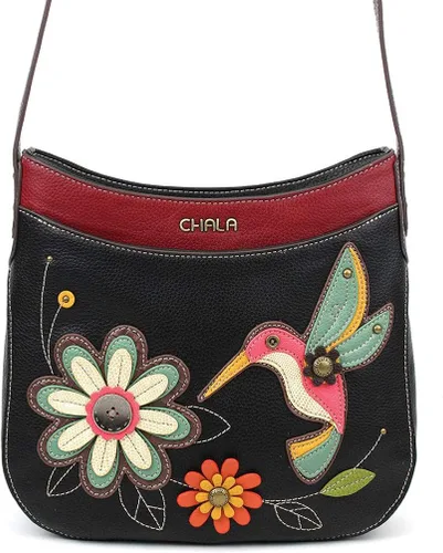 Vista 2 de Chala Crescent Crossbody con correa ajustable