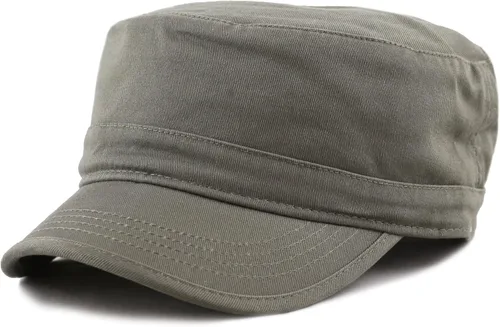 Vista 25 de The Hat Depot Cadet Military Army - Gorra de béisbol de algodón lavado con teñido anudado y algodón lavado básico y desgastado, gorra de algodón