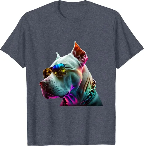 Vista 80 de Dogo Argentino Dogs Dogo Argentinos Camiseta, Negro