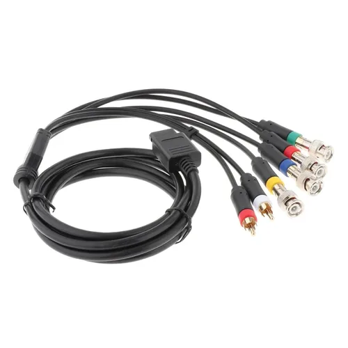 Vista 5 de N64 AV sistema de vídeo de juego de cable retro compuesto multi hacia fuera Audio TV S-Video Cable Cable