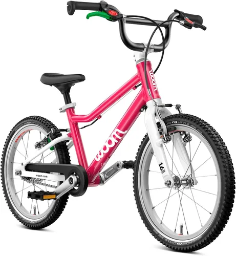 Vista 14 de woom GO 3 & GO 3 AUTOMAGIC Kids Bike, 16 Inch Lightweight, Ages 4-6 Woom Rojo
