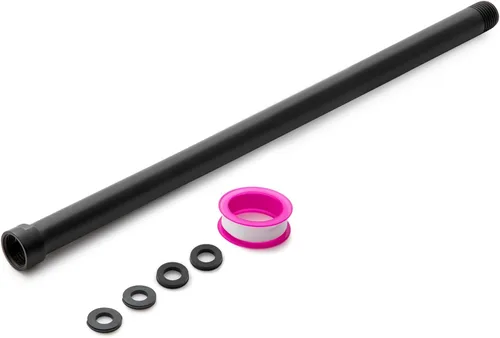 Vista 8 de OFFO Brazo de extensión de cabezal de ducha, extensión de brazo de ducha, extensor de cabezal de ducha hecho de acero inoxidable 304, extensión