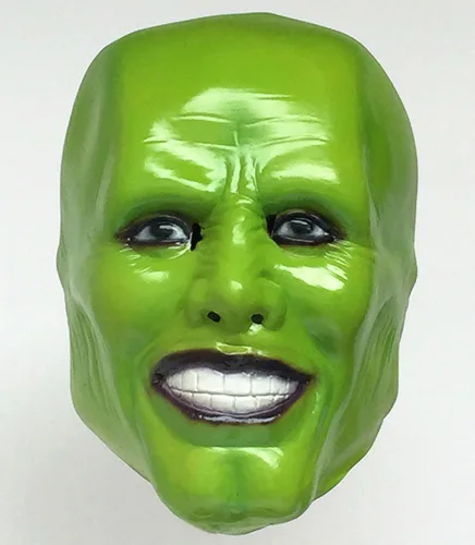 Vista 3 de Gmasking Máscara de látex espeluznante de Jim Carry para disfraz de fiesta de Halloween