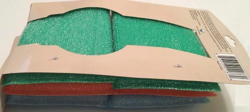 Vista 2 de Practical Matter - Esponjas brillantes, juego de 6 piezas, multicolor