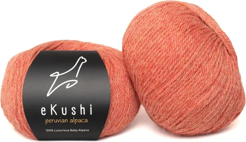 Vista 37 de 100% Hilo de Alpaca Baby para Tejer y Ganchillo - 1 Cono de Hilo Premium DK - Ligero, Hipoalergénico y Térmico Hecho en Perú - Ideal para Proyectos