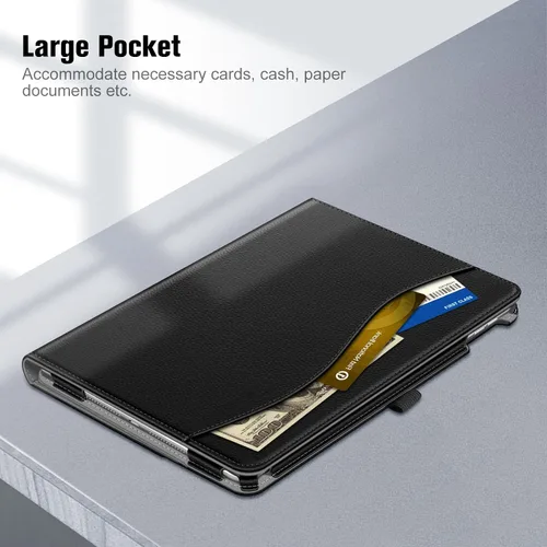 Vista 5 de Fintie - Funda para iPad de 9ª / 8ª / 7ª generación (2021/2020/2019) de 10.2 pulgadas - [Protección de esquinas] Funda con soporte de visualización