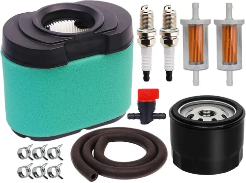 Vista 8 de HOODELL Paquete de 2 filtros de aire 11013-7047 con filtro previo, para Kawasaki FR651V FR691V FR730V Motor Hustler Husqvarna Gravely Lawn Mower