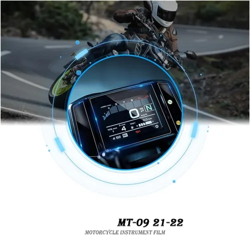 Vista 3 de LeosHi Protector de pantalla de motocicleta compatible con MT-09 MT09 MT 09 2021-2022 (Tamaño : 1 unidad)