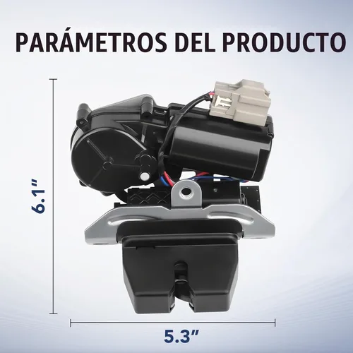 Vista 5 de Actuador de bloqueo del pestillo del maletero del portón trasero para Ford y Lincoln 2015-2021