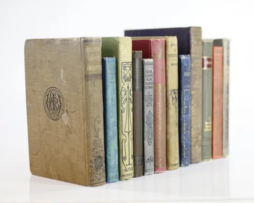 Vista 5 de Libros para decoración- Acentos decorativos para el hogar y la oficina, estilo antiguo (antiguo)