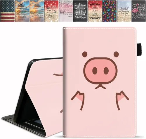 Vista 21 de Funda para tableta Amazon Fire Max 11 (13ª generación, versión 2023), funda delgada de piel sintética con ranura para tarjetas y encendido