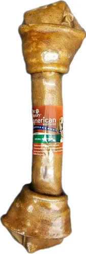 Vista 14 de Pet Factory Golosinas masticables para perros, 100% fabricadas en Estados Unidos, huesos anudados de 4 pulgadas, sabor a pollo, 18 unidades/1 paquete