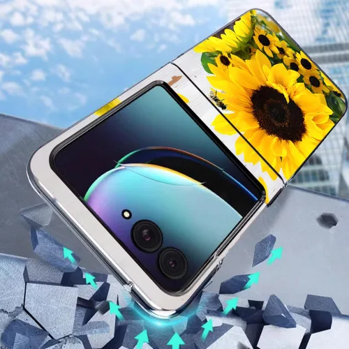 Vista 4 de Razr Plus 2023 - Funda protectora rígida a prueba de golpes para Motorola Razr+ 2023/Razr Plus 2023