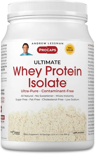 Vista 9 de ANDREW LESSMAN Ultimate Whey Protein Isolate 30 porciones: apoya la recuperación del entrenamiento y el músculo magro sin OMG, sin sabores añadidos