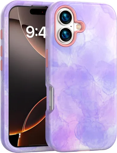 Vista 13 de ANNSD Funda para iPhone 13 Pro Max, con protector de pantalla, protector de lente de cámara y soporte de anillo, funda protectora de cuerpo completo