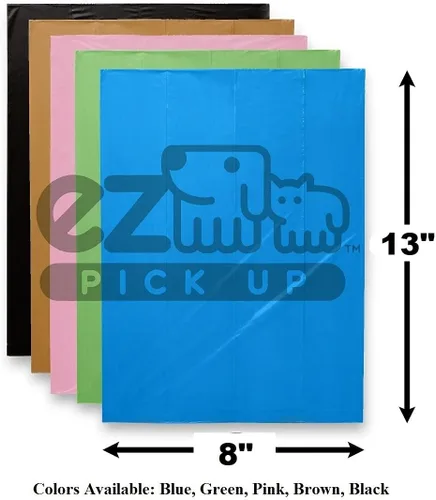 Vista 2 de EZ Pickup Bolsas de basura para perros de 1000 unidades, bolsas para excrementos Paseo de perros, a prueba de fugas, resistente, bolsas