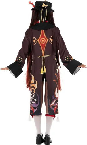 Vista 4 de Cosplayfm Disfraz de anime para mujer traje tradicional chino para cosplay Hu Tao
