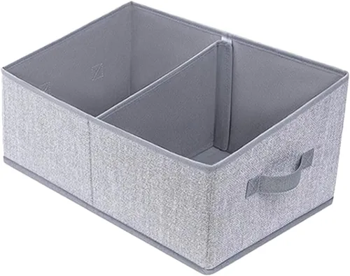 Vista 4 de Cabilock Colgador trapezoidal de alta capacidad bandeja no tejida contenedor cesta de bebé almacenamiento edredón organizador caja de tela no tejida