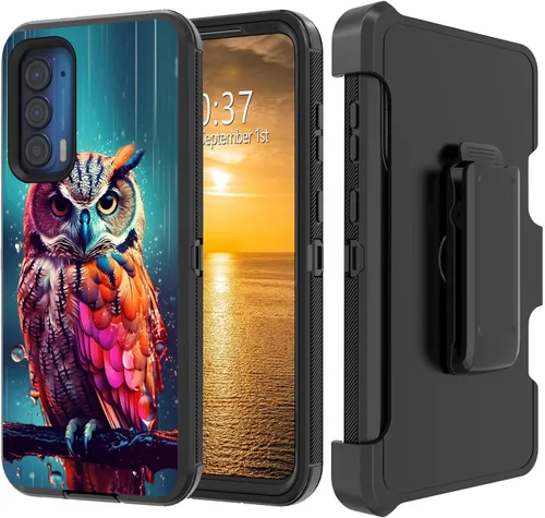 Vista 184 de Funda para Moto G Stylus 5G 2023 con funda de clip para cinturón y soporte, resistente de doble capa, resistente a prueba de golpes, para Motorola