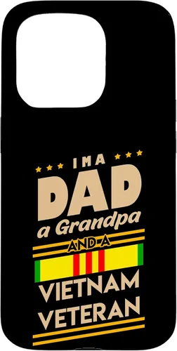 Vista 14 de Funda de regalo para iPhone 13 Pro Max I'm a Dad Grandpa And Vietnam Veteran Cool Soldier