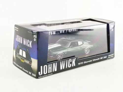 Vista 5 de Greenlight 86541 1: 43 John Wick (2014) - Chevrolet Chevelle SS 396 1970