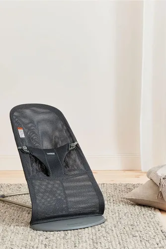 Vista 7 de BabyBjörn Bouncer Bliss Silla de rebote para bebé, Malla, Antracita