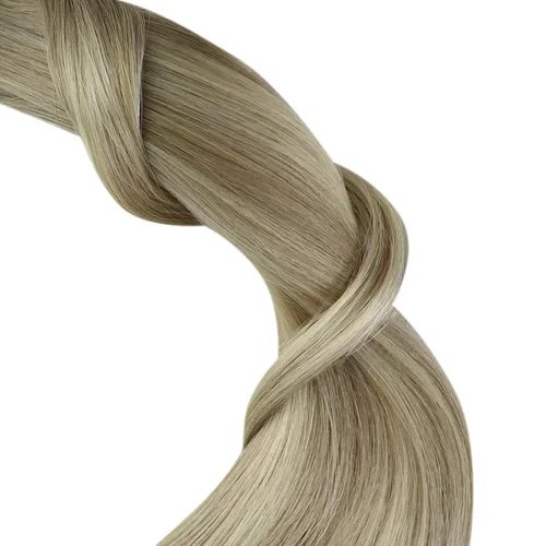 Vista 157 de YoungSee Extensiones de Cabello Humano con Cinta Balayage Extensiones de Cabello con Cinta Marrón Oscuro Extensiones de Cabello con Cinta Ombre