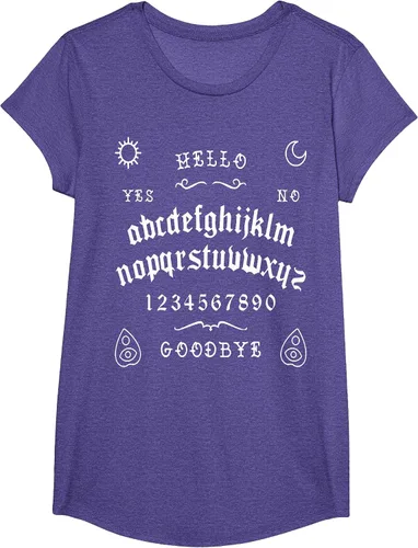 Vista 44 de Camiseta inspirada en la tabla Spirit Board Ouija Asphalt Grey