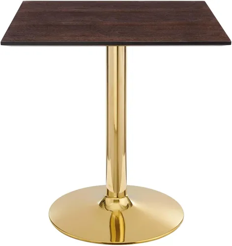 Vista 25 de Modway EEI-4746-GLD-BLK Verne - Mesa de comedor de mármol artificial de 28 pulgadas, color negro dorado