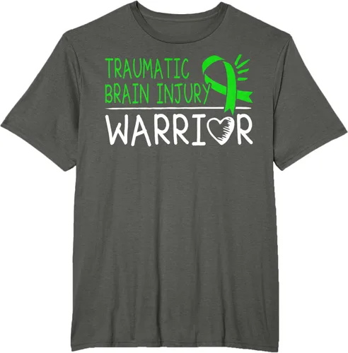 Vista 7 de Camiseta de lesión intracraneal - Camiseta de conciencia TBI, Negro, S