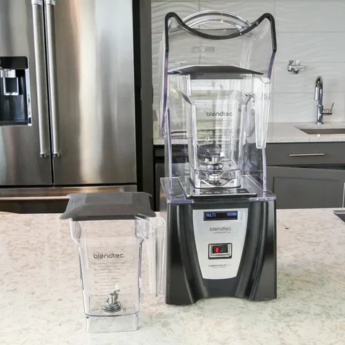 Vista 2 de Blendtec Licuadora comercial Connoisseur 825 + 2 tarros de cuatro lados