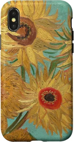 Vista 5 de Vincent van Gogh - Carcasa para iPhone XS, diseño de girasoles