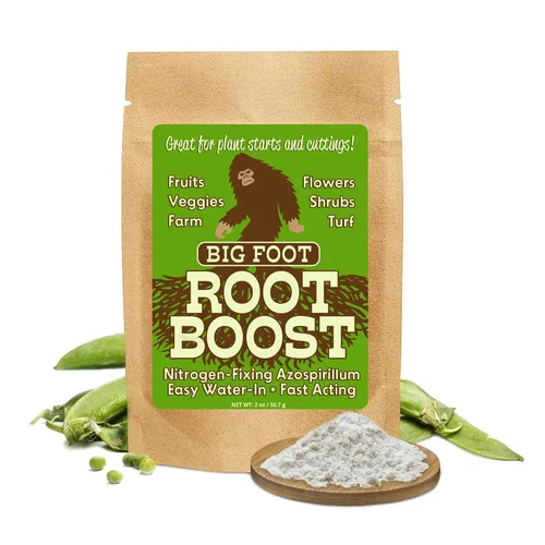 Vista 3 de Big Foot Polvo soluble en agua probiótico para plantas establecidas y trasplantes – Cultiva el tamaño de la raíz, aumenta el nitrógeno, cultiva