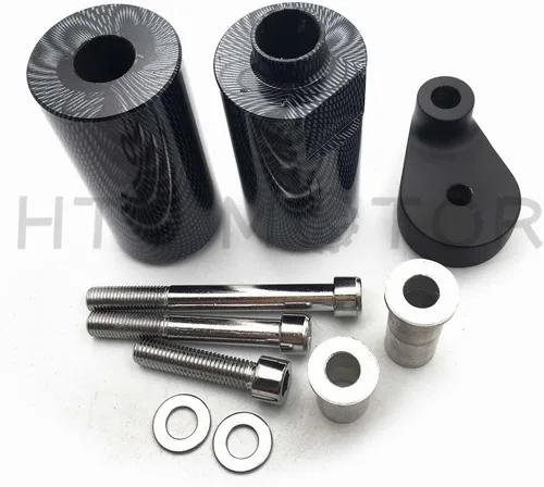 Vista 5 de MT219-045-CN No Cut Frame Slider Crash Protector Compatible con 2008 2009 Yzf R6 Yzf-R6 Yzfr6 Cn