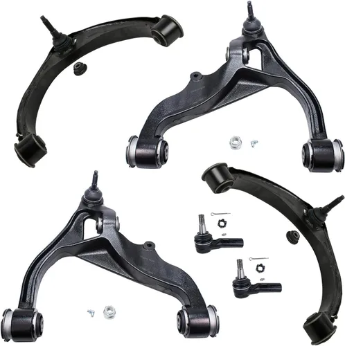 Vista 161 de Detroit Axle - Kit de brazos de control delantero para Chevy Silverado 1500 GMC Sierra 1500 GMC Sierra 1500 Avalanche Yukon Tahoe Escalade ESV EXT