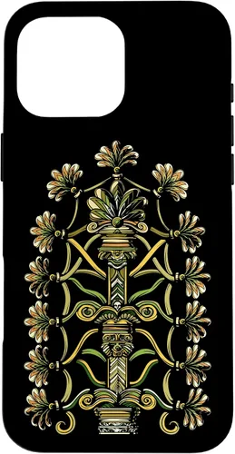 Vista 19 de Funda para iPhone 14 Pro Max Anunnaki Aliens Árbol de la Vida Símbolo Antiguo Geometría Sagrada