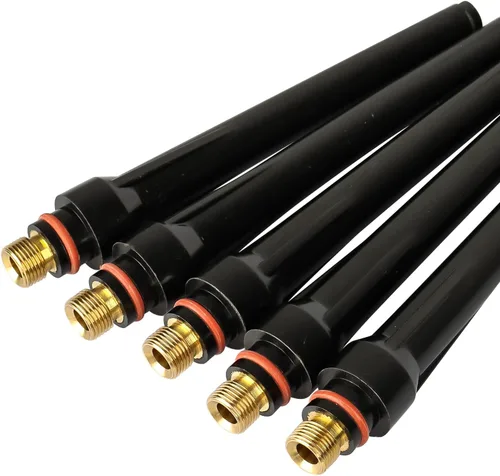 Vista 3 de 5 unids TIG soldadura 57Y02 tapa trasera larga para la antorcha de soldadura TIG wp 17 18 26 consumibles de Tig de la serie Suministros de soldadura
