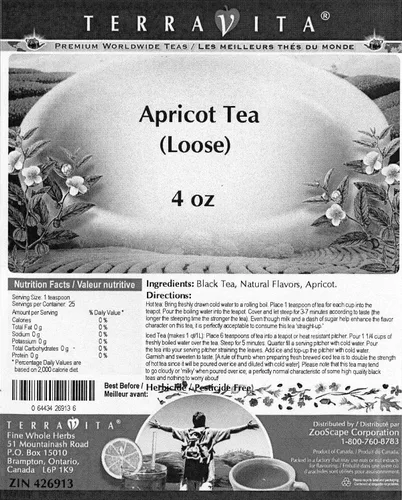 Vista 2 de Albaricoque té (Loose) (4 oz, Zin: 426913), 1