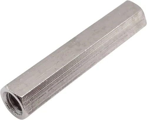 Vista 2 de Separador de PCB Separador Hembra Hexagonal Pilar Latón Plata - M3x5 Pack 1000