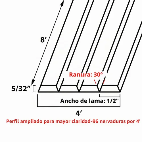 Vista 2 de Tambor decorativo de chapa de arce sin terminar centros de 1/2" - 4 x 8 pies
