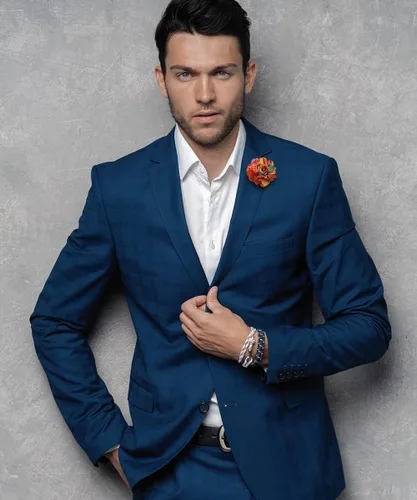 Vista 6 de Broche formal para hombre, diseño de flores con estampado animal, diseño de flores